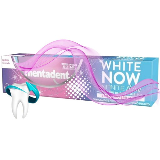 Zubná pasta Signal Mentadent White Now Infinite Shine 75 ml