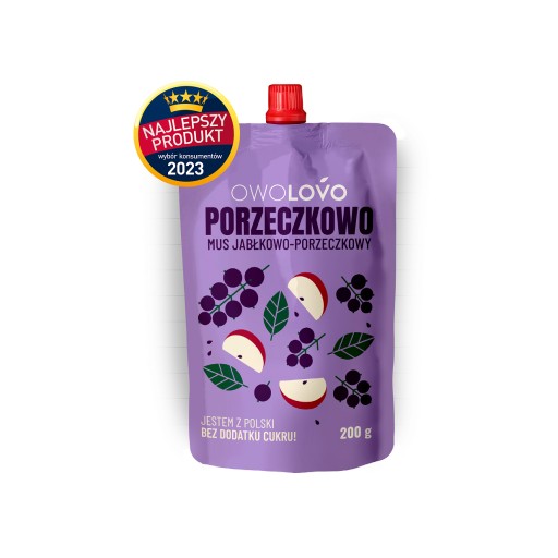 Owolovo PREMIUM Ríbezľová pena pre deti 200g