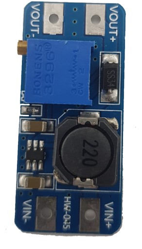 DC/DC menič MT3608 step-up 5-28V 2A