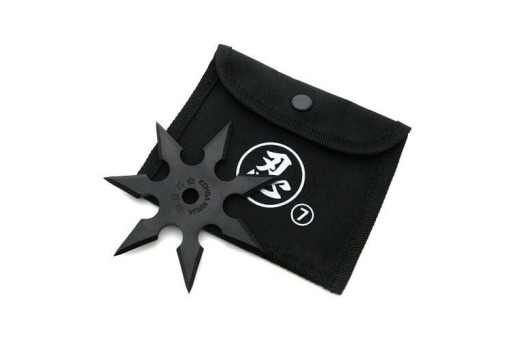 Hviezdny nôž Shuriken 7 vrhacích nožov N403