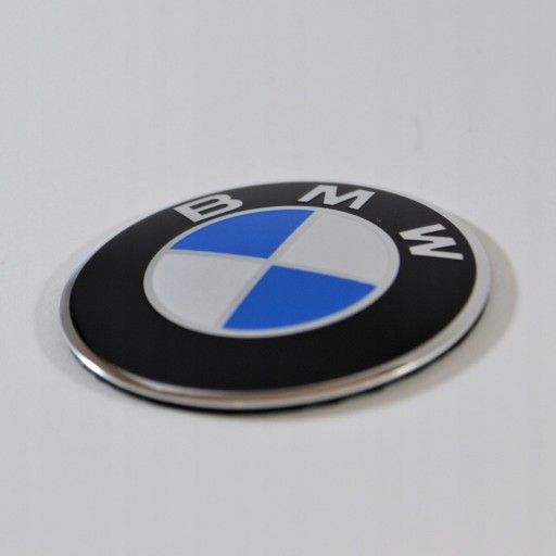 BMW 45mm Modrý emblémový odznak na volante