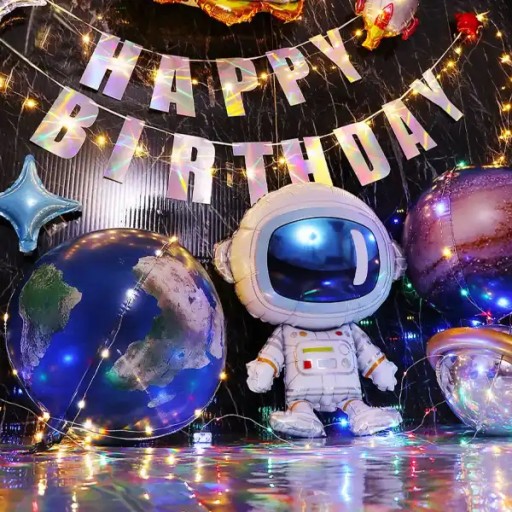 Sada balónov pre Birthday Space, Astronaut, 8 kusov