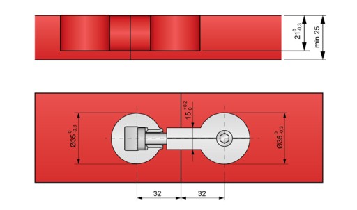 Konektor na pripojenie pracovných dosiek QUICK L-64
