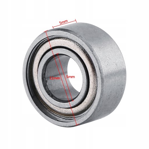 GULIČKOVÉ LOŽISKO 685ZZ 5X11X5MM 1 SADA = 10KS
