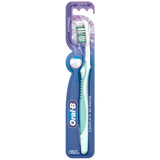 TRADIČNÁ RUČNÁ ZUBNÁ KEFKA ORAL-B KOMPLET 3D BIELA
