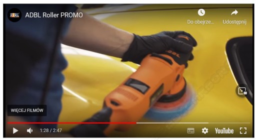ADBL R Polishing Pad ORANGE špongia so suchým zipsom 75