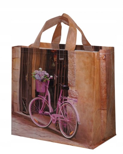 Pevná nákupná taška LILA BIKE 24L