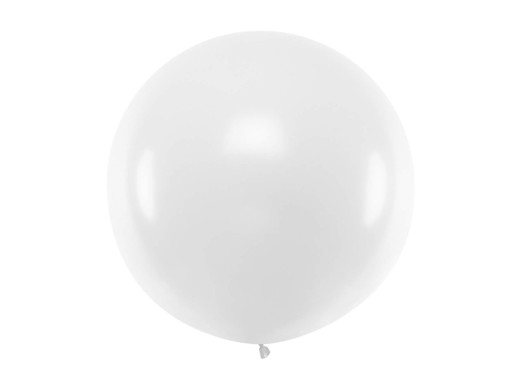Balón GIANT obrí 1 m BIELY 100 cm streľba