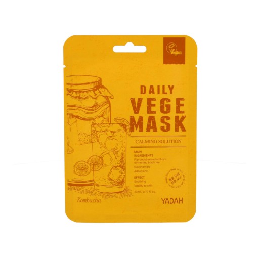 YADAH Daily Vege Mask Kombucha - Vegánska maska s flavonoidmi kombuchy