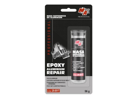 Hmota na opravu hliníka 56g epoxid