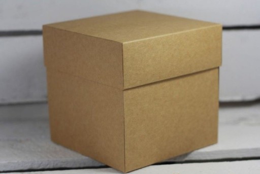 Kraft exploding box 10x10x10