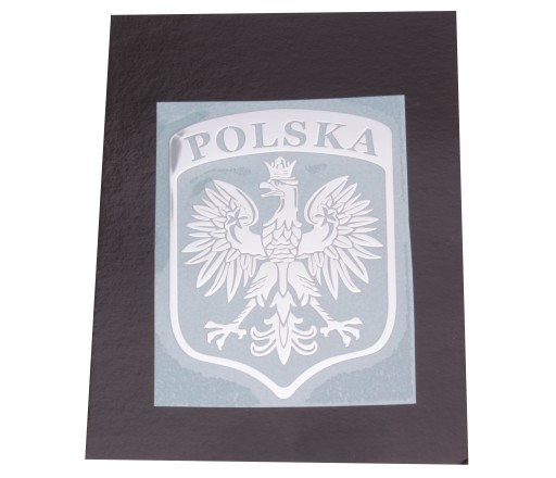 Nálepka Znak Poľsko Znak Orol poniklovaný