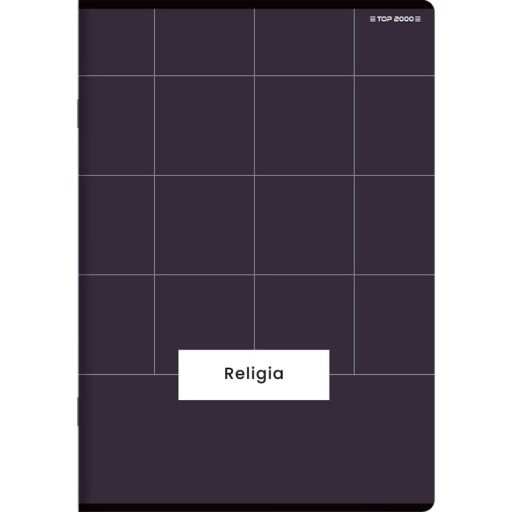 Zápisník A5 RELIGION 32 listov mriežkovaný okraj TOP 2000