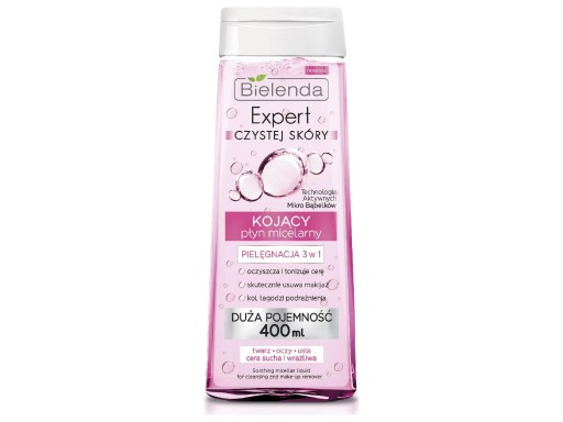 BIELENDA SKIN EXPERT UKLIDŇUJÚCA MICELÁRNA TEKUTIVA