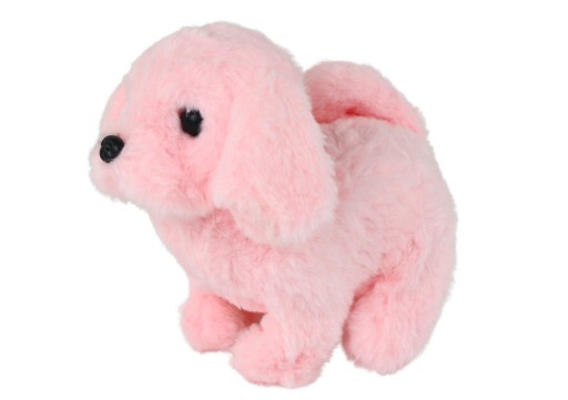 Interaktívna hračka Walking Dog Barking Pink