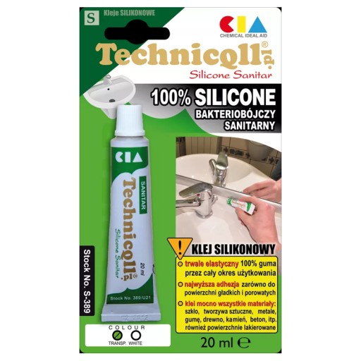 SANITÁRNY SILIKÓN ČÍRY 20ML