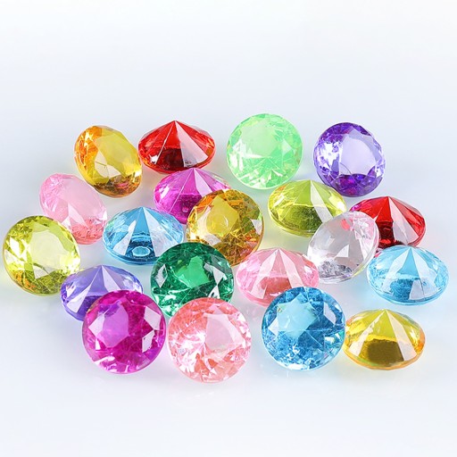FAKE DIAMANT HRAČKY POTÁPAČSKÉ ŠPERKY HRAČKY 60 KS