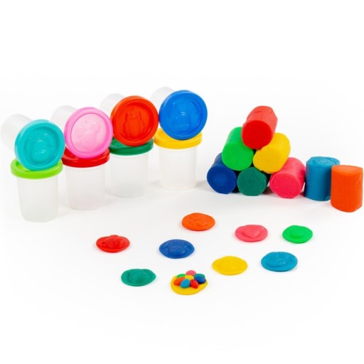 Genio Kids Cesto-plastelínová sada 8 farieb