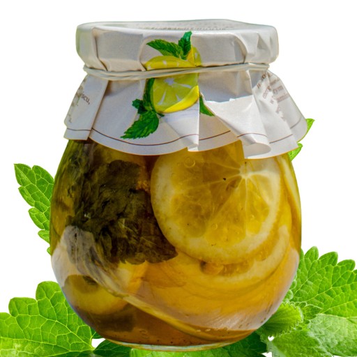 CITRÓNY S MÄŤOU CITRÓNY PRÍRODNÝ SIRUP 270g Ogródek Dziadunia