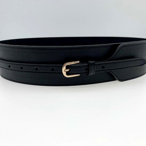 Boho Leather Belt Dámsky opasok Široký korzet Guma