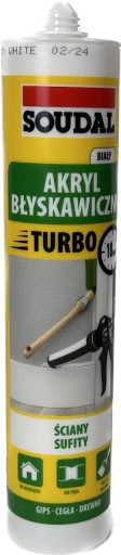 Turbo instantný akryl 10 minút 280ml Soudal
