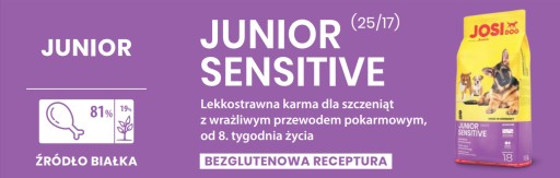 JosiDog Junior Sensitive 900g