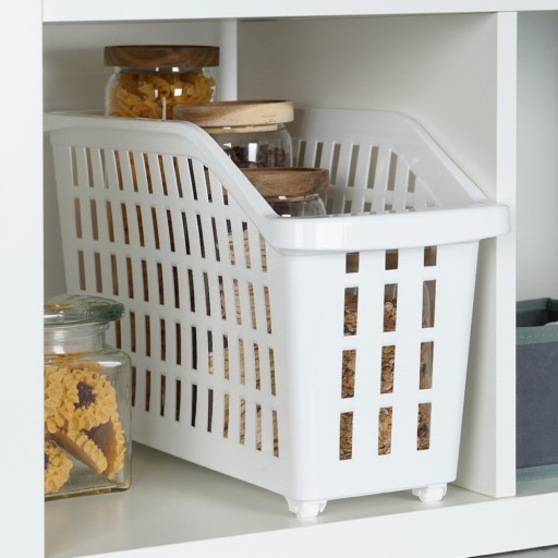 Nádoba na kolieskach, košík, úložný box, úzky organizér, 13L