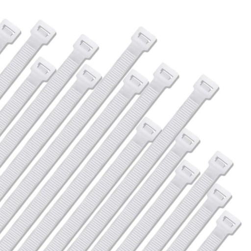 Sťahovacie pásky Silné sťahovacie pásky Biely zips Sťahovacie pásky 70x