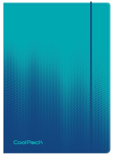 CoolPack A4 elastická zložka Gradient ocean