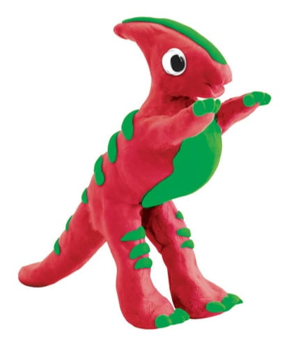 PLAY-DOH Air Clay Dinos - zelený dinosaurus - kreatívna hračka