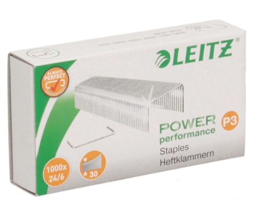 Leitz P3 sponky 24/6 1000 ks