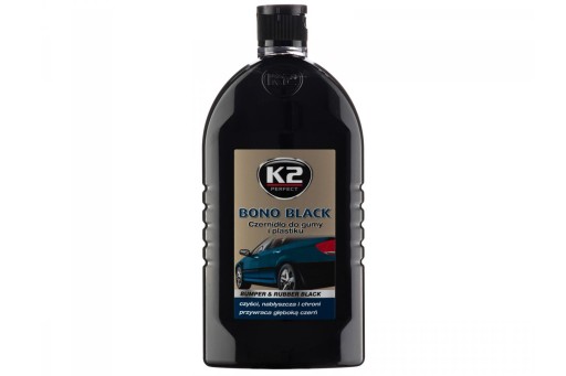 K2 BONO BLACK BLACK NA GUMU A PLASTY 500ml