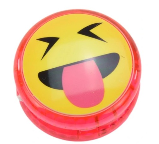 ŽIARENÉ JO-YO PRE DETI EMÓCIE ÚSMEVY LED FACEBOOKY LED FAREBNÉ SVETLÁ
