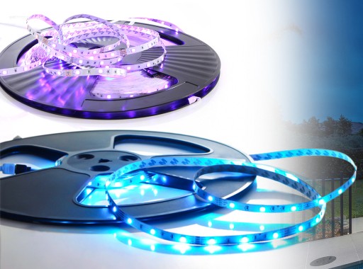 Farebné LED R+G+B samolepiaca LED páska 1M