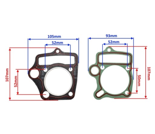 MINI CROSS ROMET 154FMI Tesnenie hlavy valcov