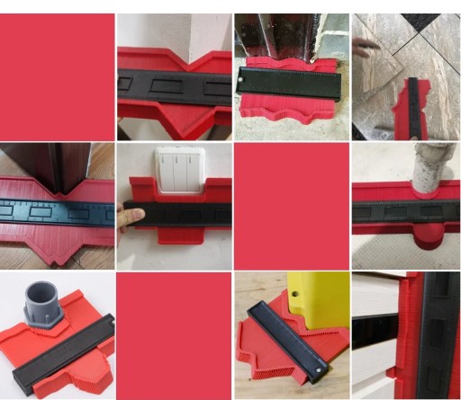 VZOROVÁ ŠABLÓNA, 12 cm, PRE OPAKOVANIE TVARU TERAKOTOVEJ LAZERY