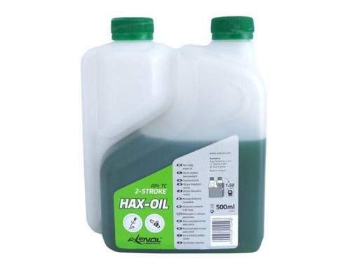 HAX-OIL 2T olej na kosy a motorové píly