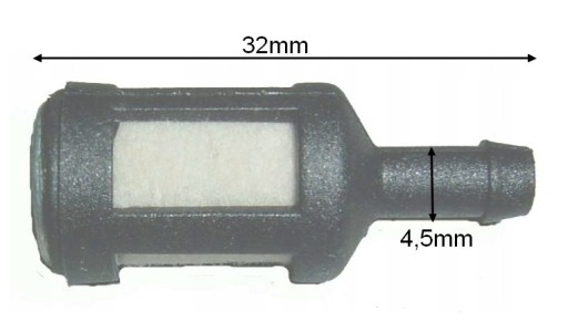 UNIVERZÁLNY PALIVOVÝ FILTER 32MM PILA HNEDÁ ZAMA ZF-2