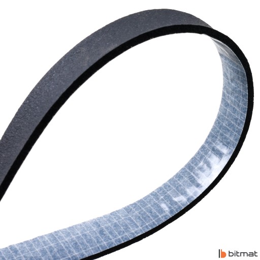 Tesnenie Gumové tesnenie pre okenné dvere samolepiace 3 mm x 20 mm x 100 cm