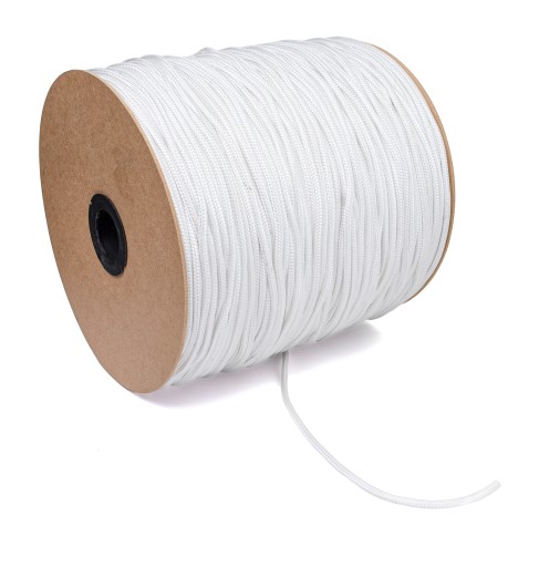 BIELE POLYPROPYLÉNOVÉ LANO Silné pletené lano 8mm 10M