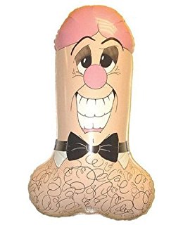 Fóliový balón Mr Penis Bachelorette Member 91 cm