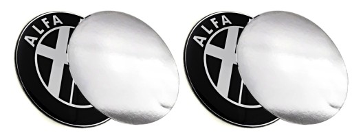 Silikónové emblémy odznaky 70 mm pre Alfa Romeo