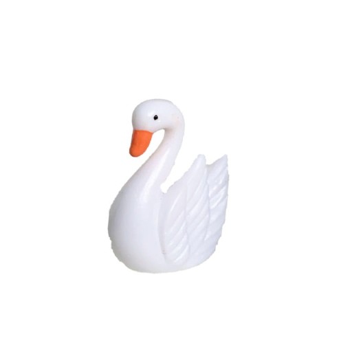 Figúrka labuť model biela