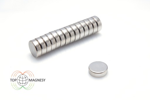 Valcový neodymový magnet MW 12,7x4 N38