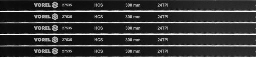 PÍLOVÝ LIST NA KOV 300mm 24 TPI NA PÍLOVÉ GULE 5 KS
