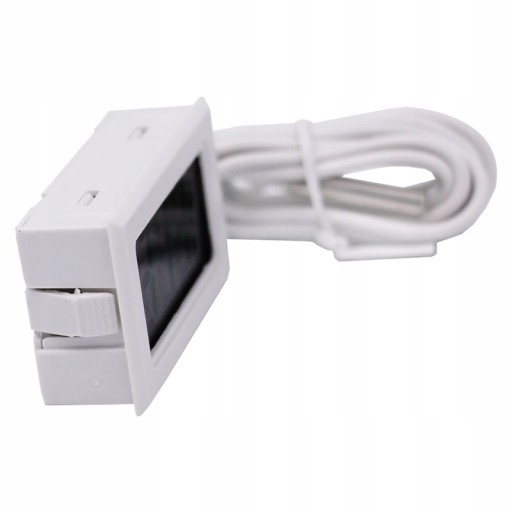 LCD elektronický teplomer s bielou sondou do 110C