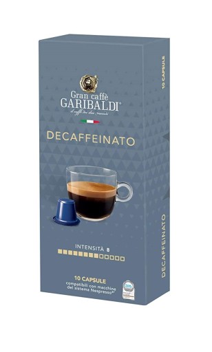 Garibaldi Decaffeinato Nespresso kapsuly 10 ks