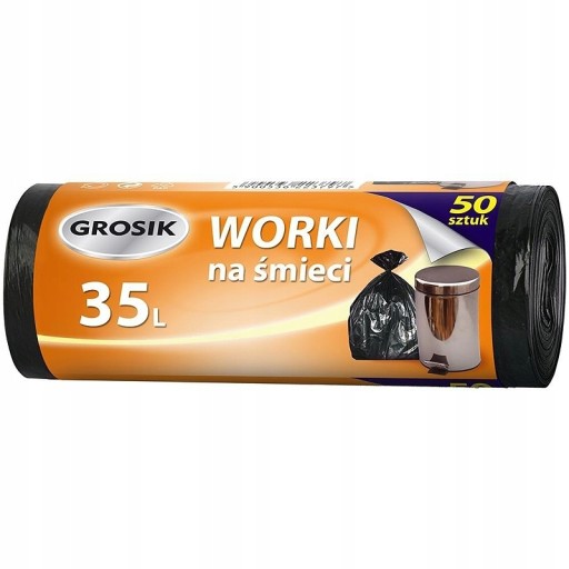 Sarantis Grosik HD vrecia na odpadky 35L 50 ks