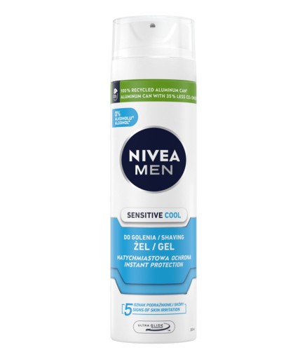 NIVEA MEN Sensitive chladivý gél na holenie 200 ml