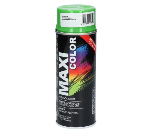 Motip Maxi Color lak 400 ml SPREJ RAL 6018 svetlozelená